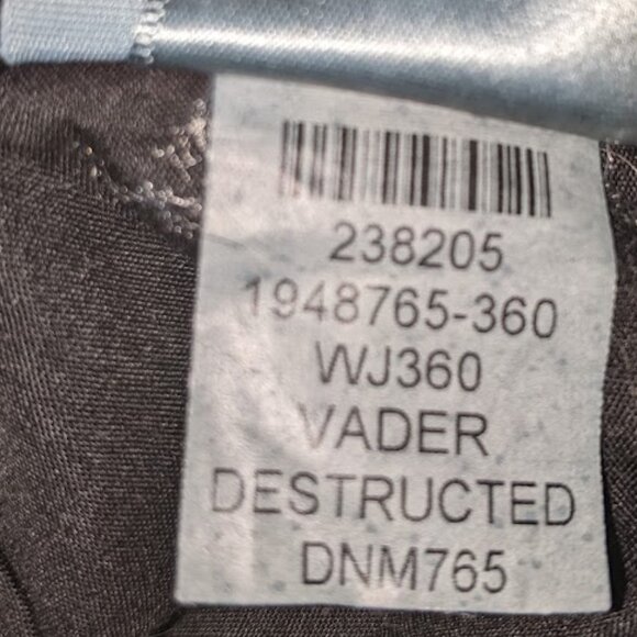 Paige - Verdugo Crop Vader Destructed Skinny Jeans | Black Domino | 27 - Picture 4 of 10